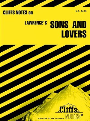 cover image of CliffsNotes on Lawrence's Sons and Lovers
